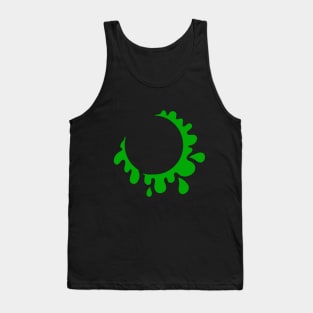 Green Slime Coffee Cup Stain Tank Top